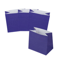 Bag Tek Purple Paper Small Snack Bag - 3 3/4