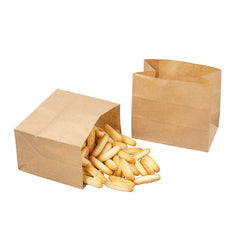 Bag Tek Kraft Paper Large Snack Bag - 4 1/4