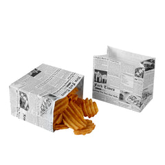 Bag Tek Newsprint Paper Large Snack Bag - 4 1/4