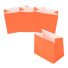 Bag Tek Tangerine Orange Paper Large Snack Bag - 4 1/4