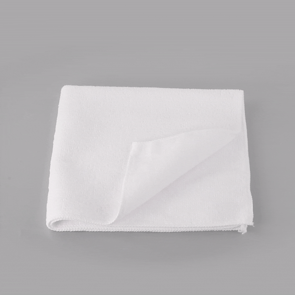 Clean Tek Professional White Microfiber Cleaning Cloth - 16" x 16" - 100 count box