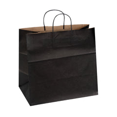 Saving Nature Black Paper Retail Bag - with Handles - 14 1/4