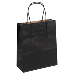 Saving Nature Black Paper Retail Bag - with Handles - 7
