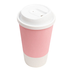 Restpresso White Plastic Coffee Cup Lid - with Detachable Plug, Fits 8, 12, 16 and 20 oz - 500 count box