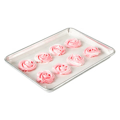 Pastry Tek White Parchment Paper Quarter Size Sheet Pan Liner - Silicone Coated - 9