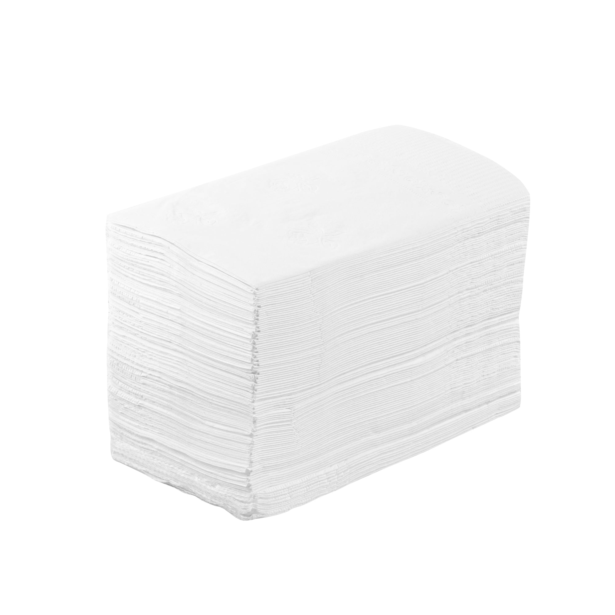 Saving Nature Rectangle White Paper Dinner Napkin - 2-Ply - 17" x 15" - 150 count box