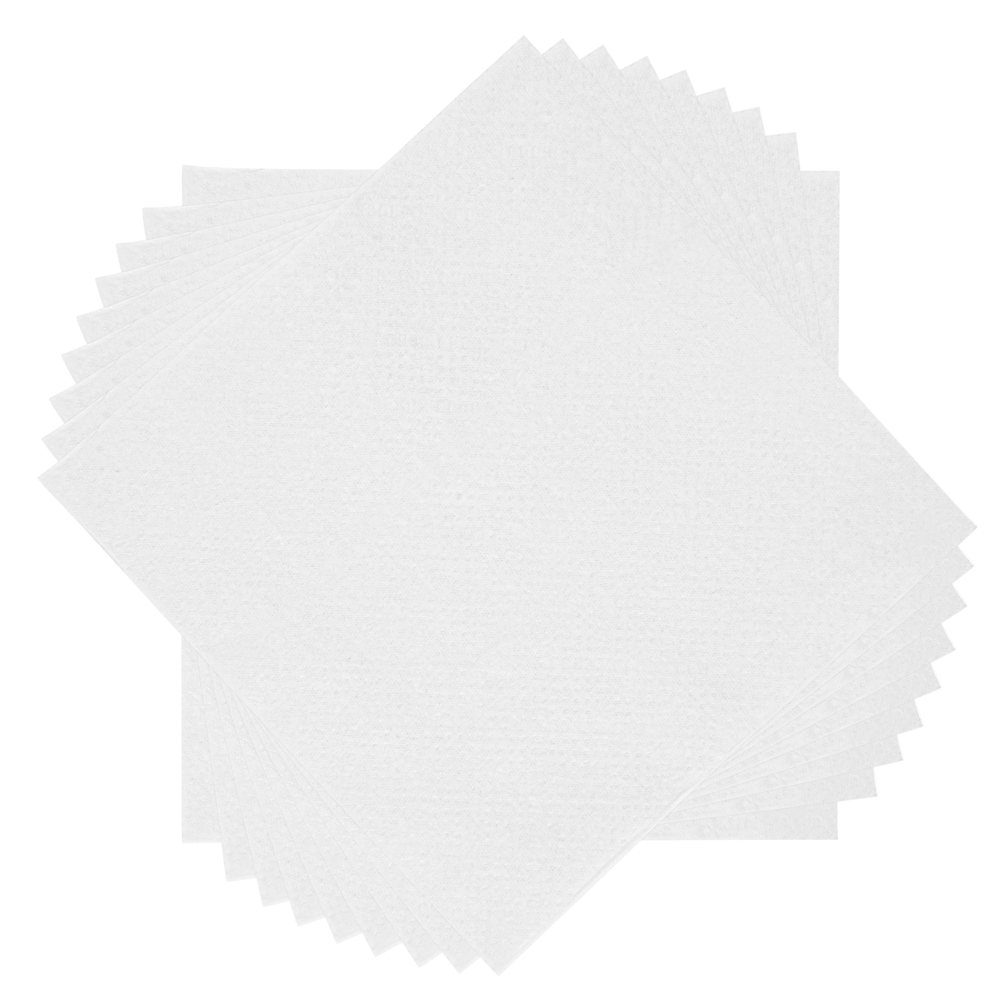 Saving Nature Square White Paper Cocktail Napkin - 1-Ply - 9" x 9" - 4000 count box