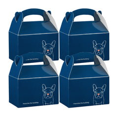 Bio Tek Frenchie Paper Gable Box / Lunch Box - Compostable - 4
