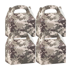 Bio Tek Camouflage Paper Gable Box / Lunch Box - Compostable - 4