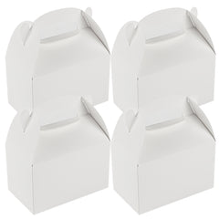 Bio Tek White Paper Gable Box / Lunch Box - Greaseproof - 6