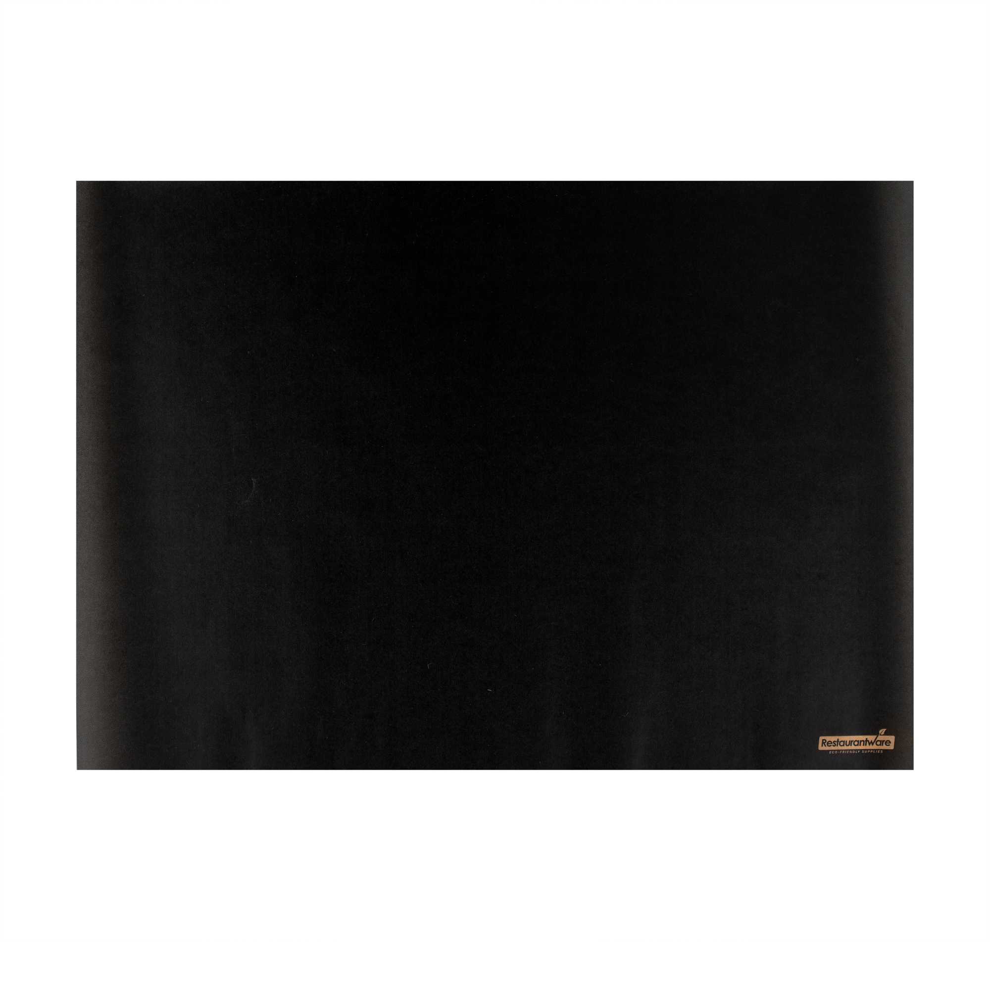 Chef 101 No PFAS Added Black Paper Food Wrap and Basket Liner - Greaseproof, Compostable - 15" x 11" - 2000 count box