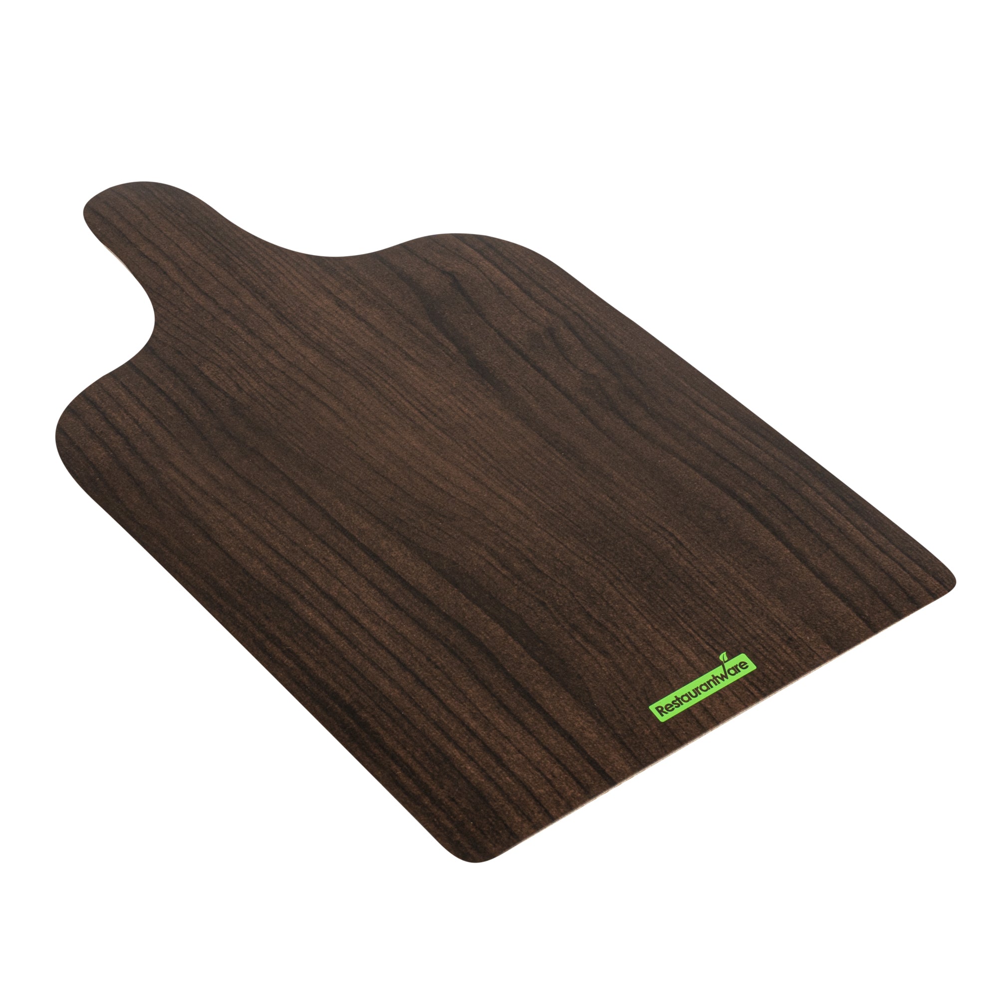 Cater Tek Dark Cheese / Charcuterie Board - Faux Wood - 11 3/4" x 7" - 10 count box