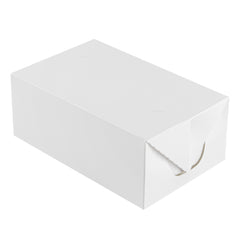 Bio Tek 47 oz White Paper Lunch / Chicken Box - with Fast Top - 7