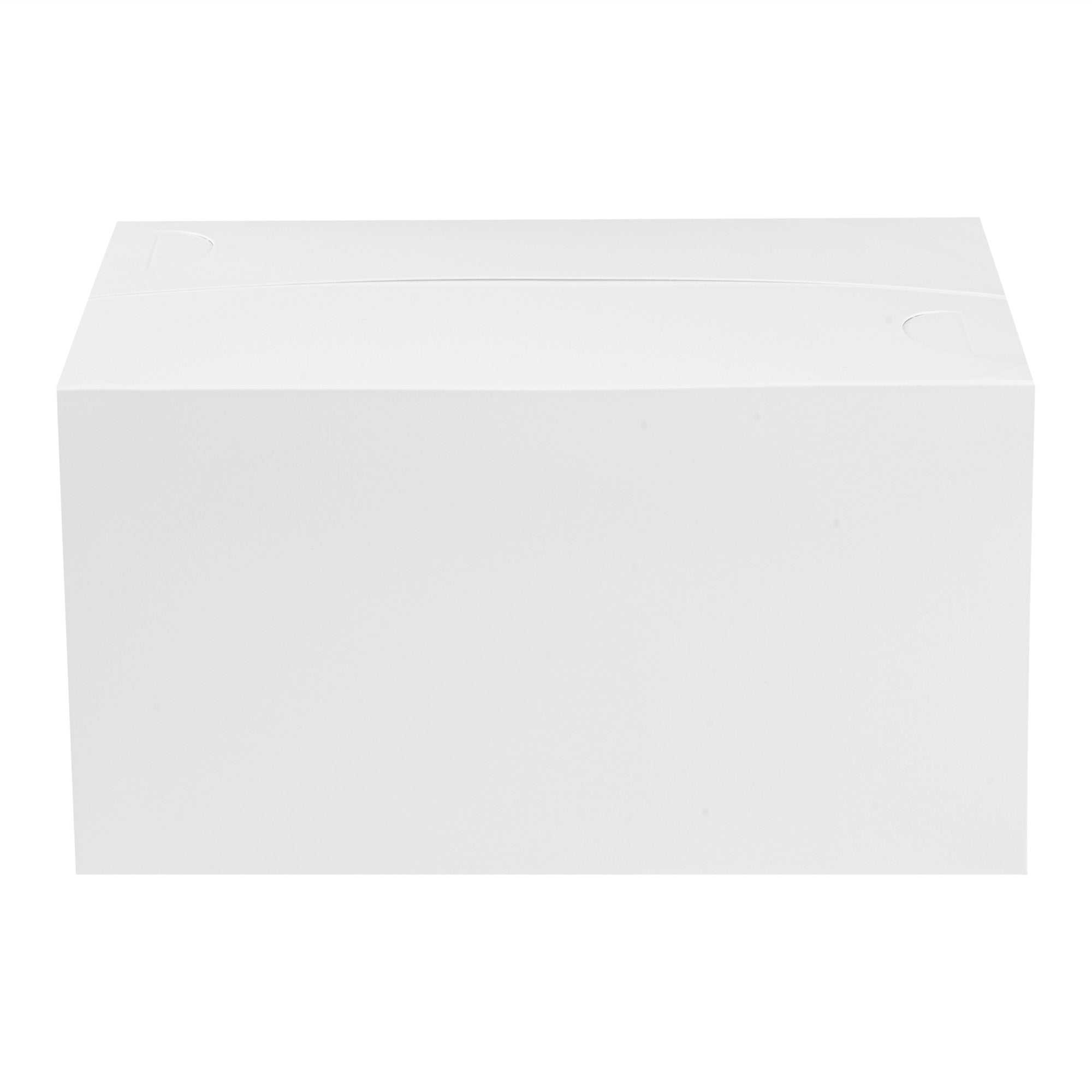 Bio Tek 80 oz White Paper Lunch / Chicken Box - with Fast Top - 9" x 5" x 5" - 100 count box
