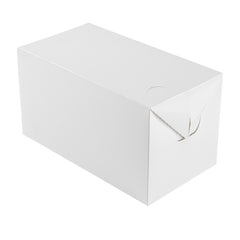 Bio Tek 80 oz White Paper Lunch / Chicken Box - with Fast Top - 9