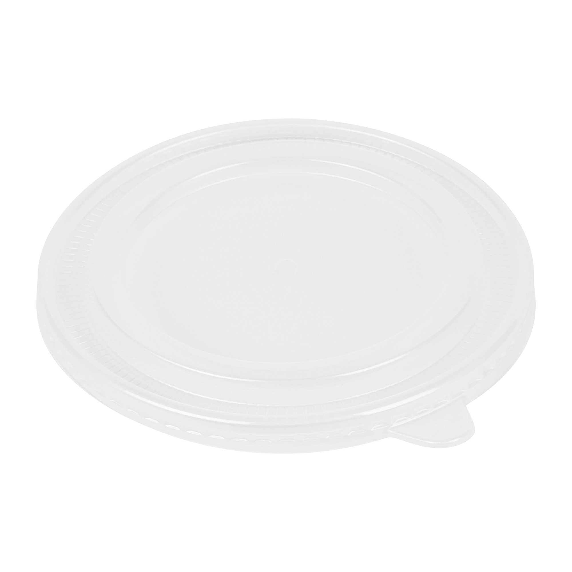 Bio Tek Clear Plastic Take Out Container Lid - Fits 17, 25, 33 and 34 oz Containers - 50 count box