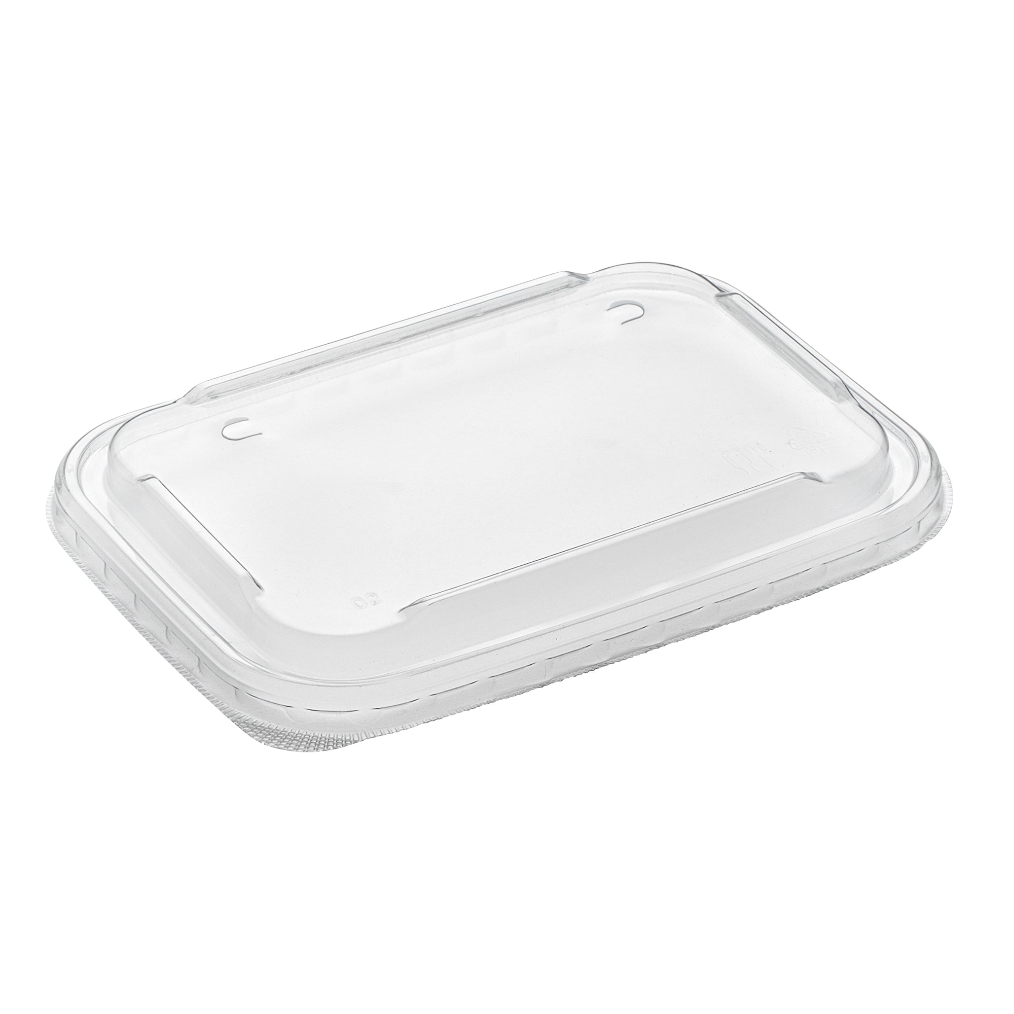 Matsuri Vision Clear PP Plastic Lid - Fits 17, 22, 26 and 34 oz Sushi Containers, Anti-Fog - 100 count box