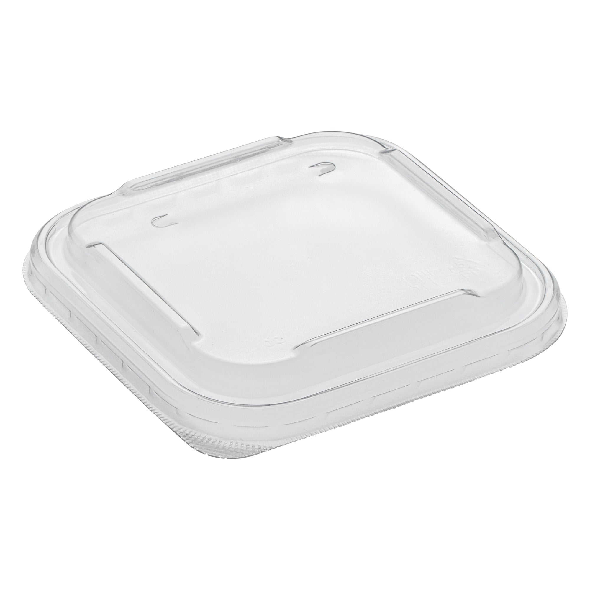 Matsuri Vision Clear PP Plastic Lid - Fits 17 and 22 oz Sushi Containers, Anti-Fog - 100 count box