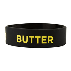 First In First Out Black Silicone Butter Label Band - Fits 16, 20 and 24 oz Squeeze Bottles - 1 count box