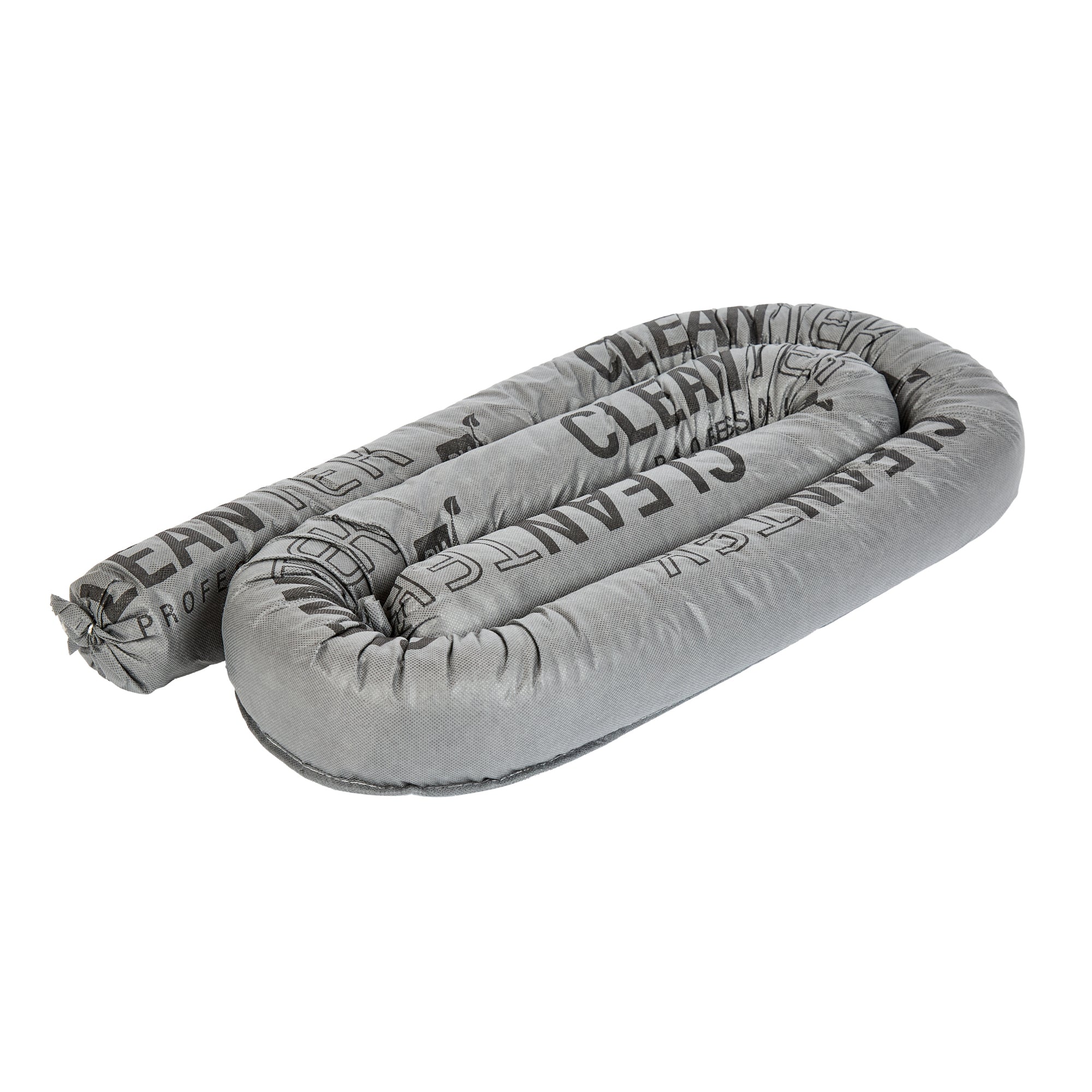 Clean Tek Professional Gray Universal Sorbent Sock - Heavy Duty - 8' x 3" - 1 count box