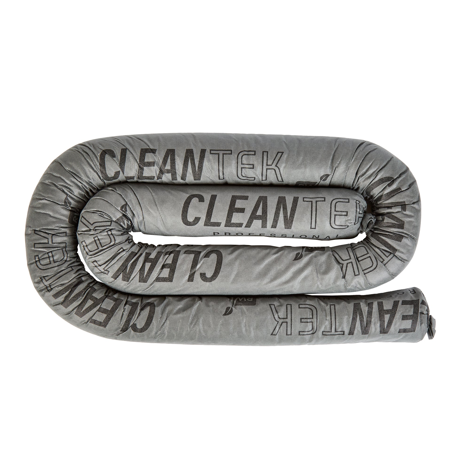 Clean Tek Professional Gray Universal Sorbent Sock - Heavy Duty - 8' x 3" - 1 count box