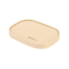 Heat Tek Oval Kraft Paper Lid - Fits 17, 20, 25 and 34 oz Serving Container- 100 count box