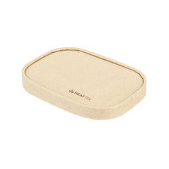 Heat Tek Oval Kraft Paper Lid - Fits 17, 20, 25 and 34 oz Serving Container - 25 count box