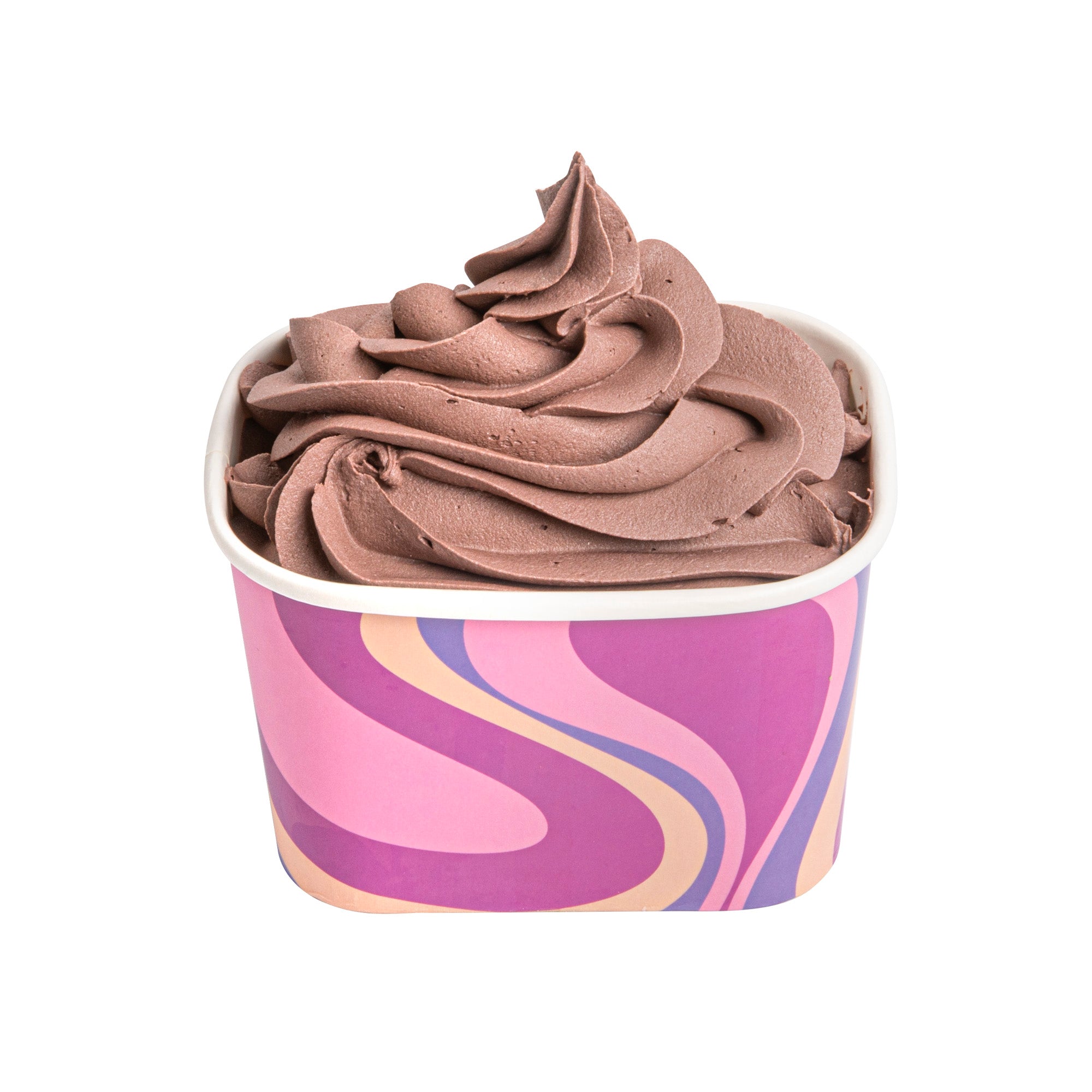 Coppetta 12 oz Square Midnight Groove Paper To Go Cup - 4 1/4" x 3 1/4" x 2 3/4" - 50 count box