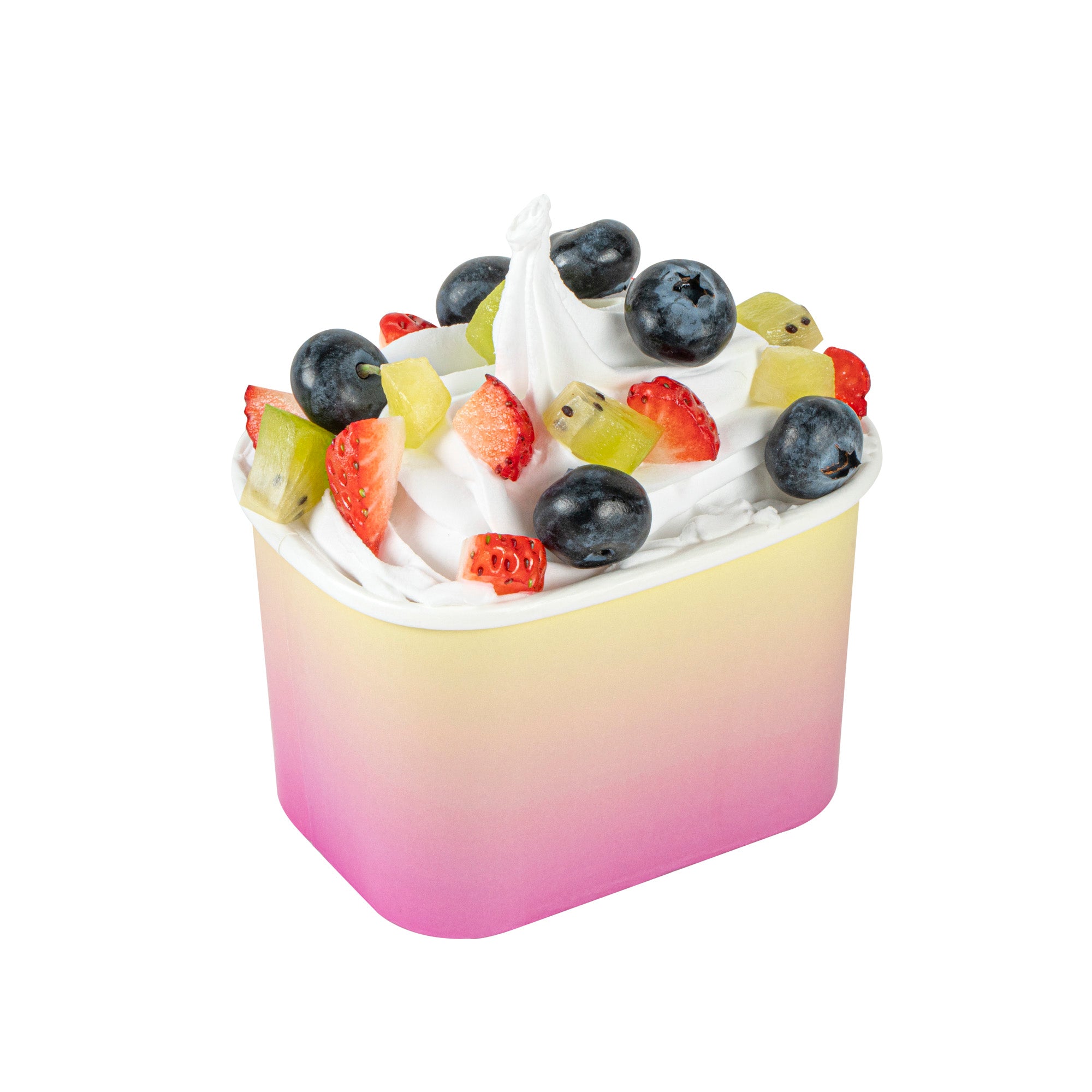 Coppetta 12 oz Square Orange And Blue Ombre Paper To Go Cup - 4 1/4" x 3 1/4" x 2 3/4" - 50 count box