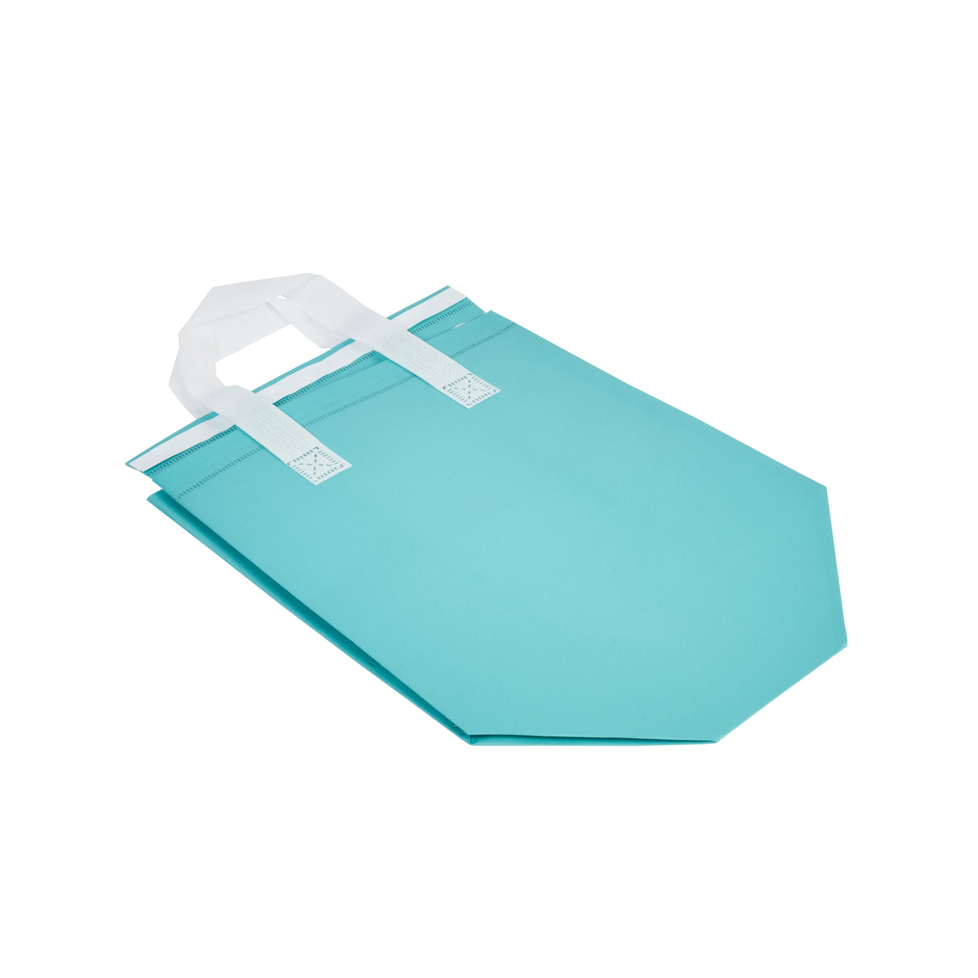 Bag Tek Teal Insulated Take Out Bag - Tamper-Evident - 9 1/2" x 6" x 10 1/4" - 25 count box