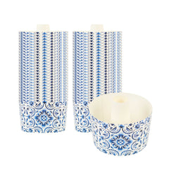 Panificio 38 oz Paper Baking Ring Mold - Floral, Greaseproof - 5