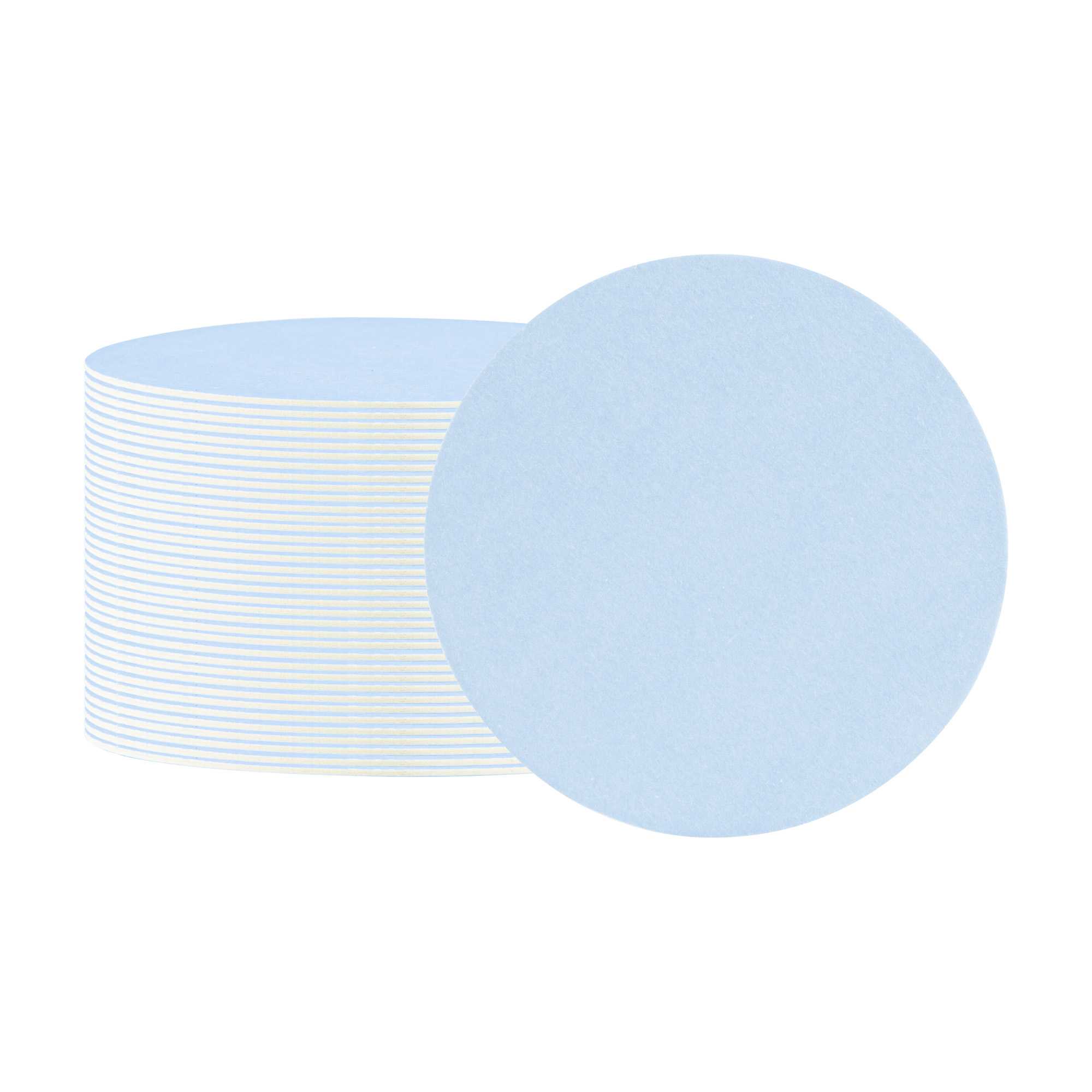 Bar Lux Round Blue Paper Coaster - 3 1/2" - 100 count box
