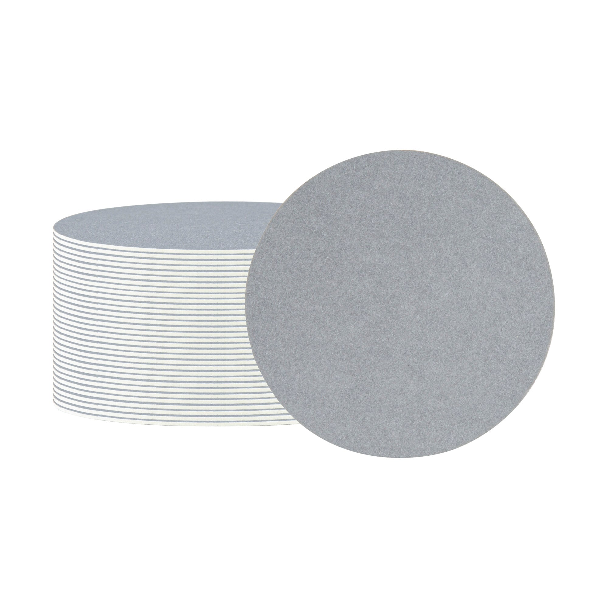 Bar Lux Round Gray Paper Coaster - 3 1/2" - 1000 count box