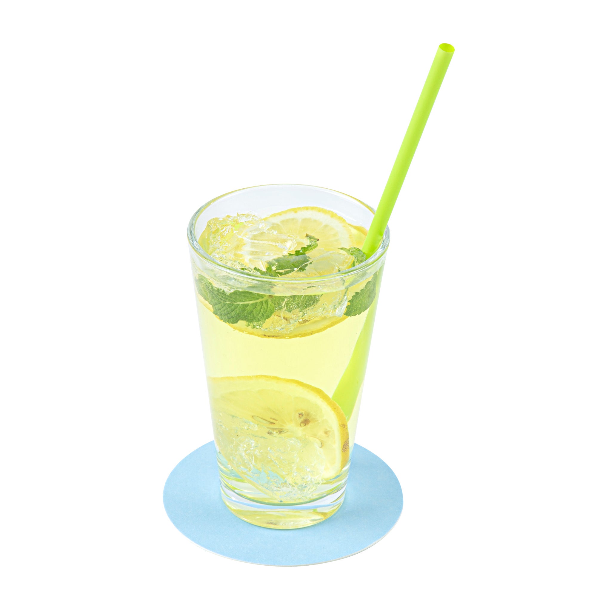 Bar Lux Round Blue Paper Coaster - 4" - 1000 count box