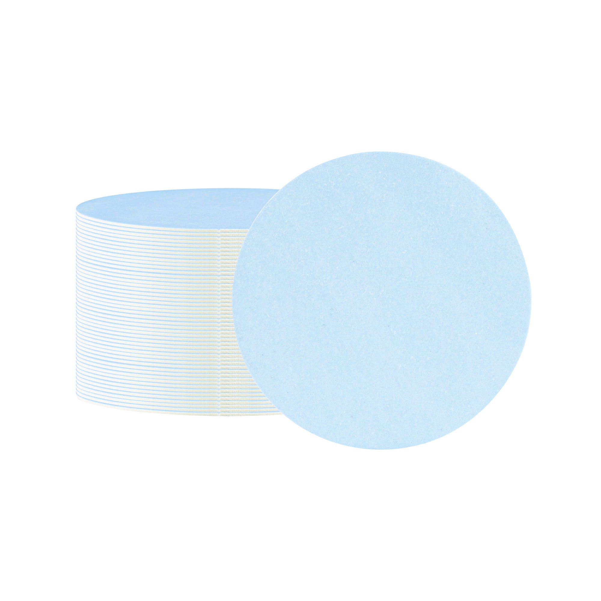 Bar Lux Round Blue Paper Coaster - 4" - 1000 count box