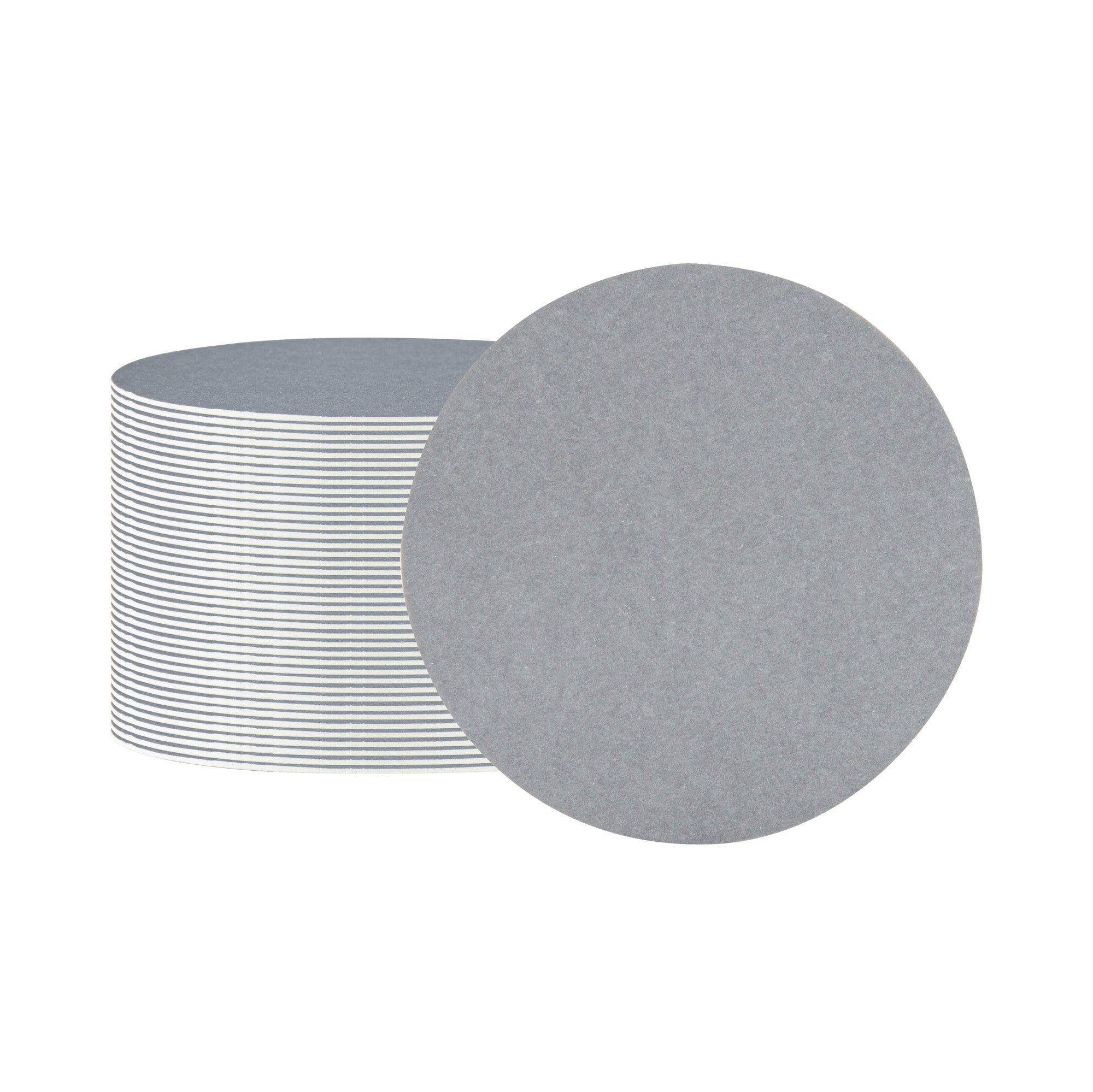 Bar Lux Round Gray Paper Coaster - 4" - 1000 count box