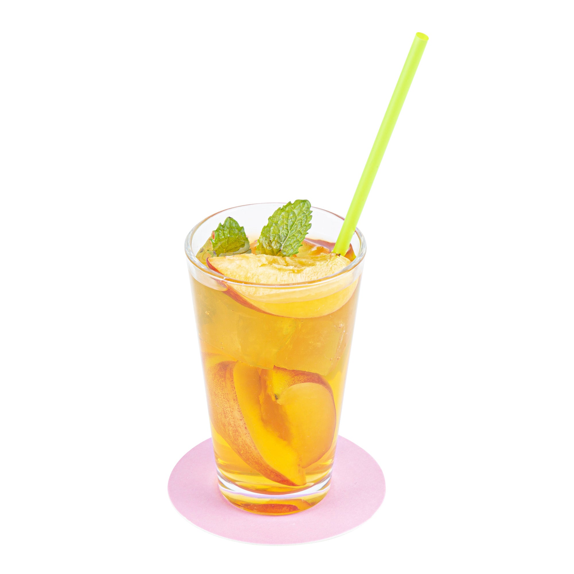 Bar Lux Round Pink Paper Coaster - 4" - 1000 count box