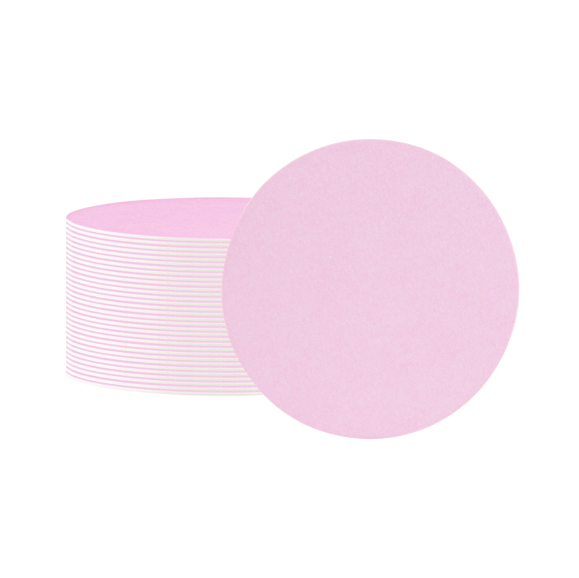 Bar Lux Round Pink Paper Coaster - 4" - 1000 count box