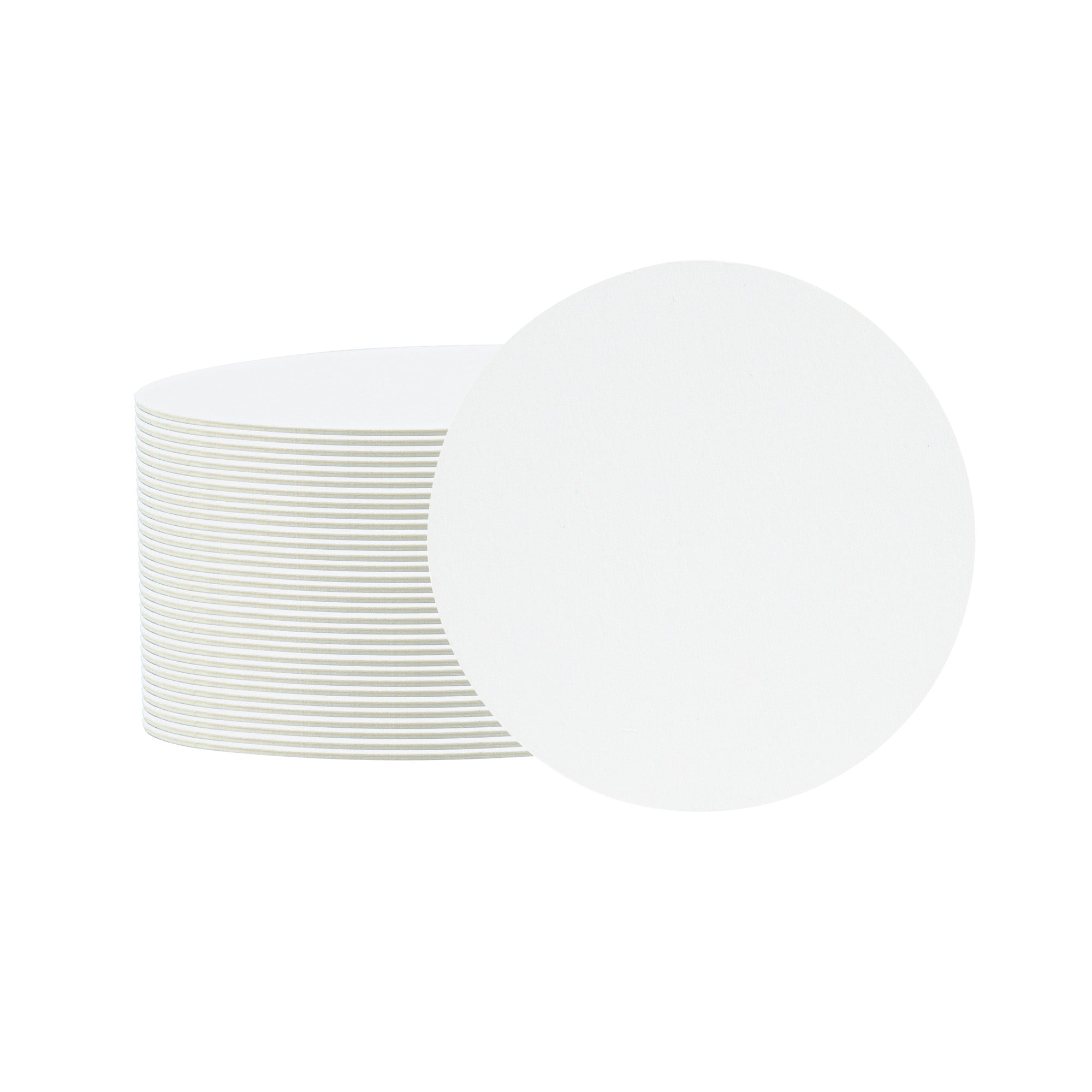 Bar Lux Round White Paper Coaster - 4" - 1000 count box