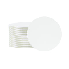 Bar Lux Round White Paper Coaster - 4