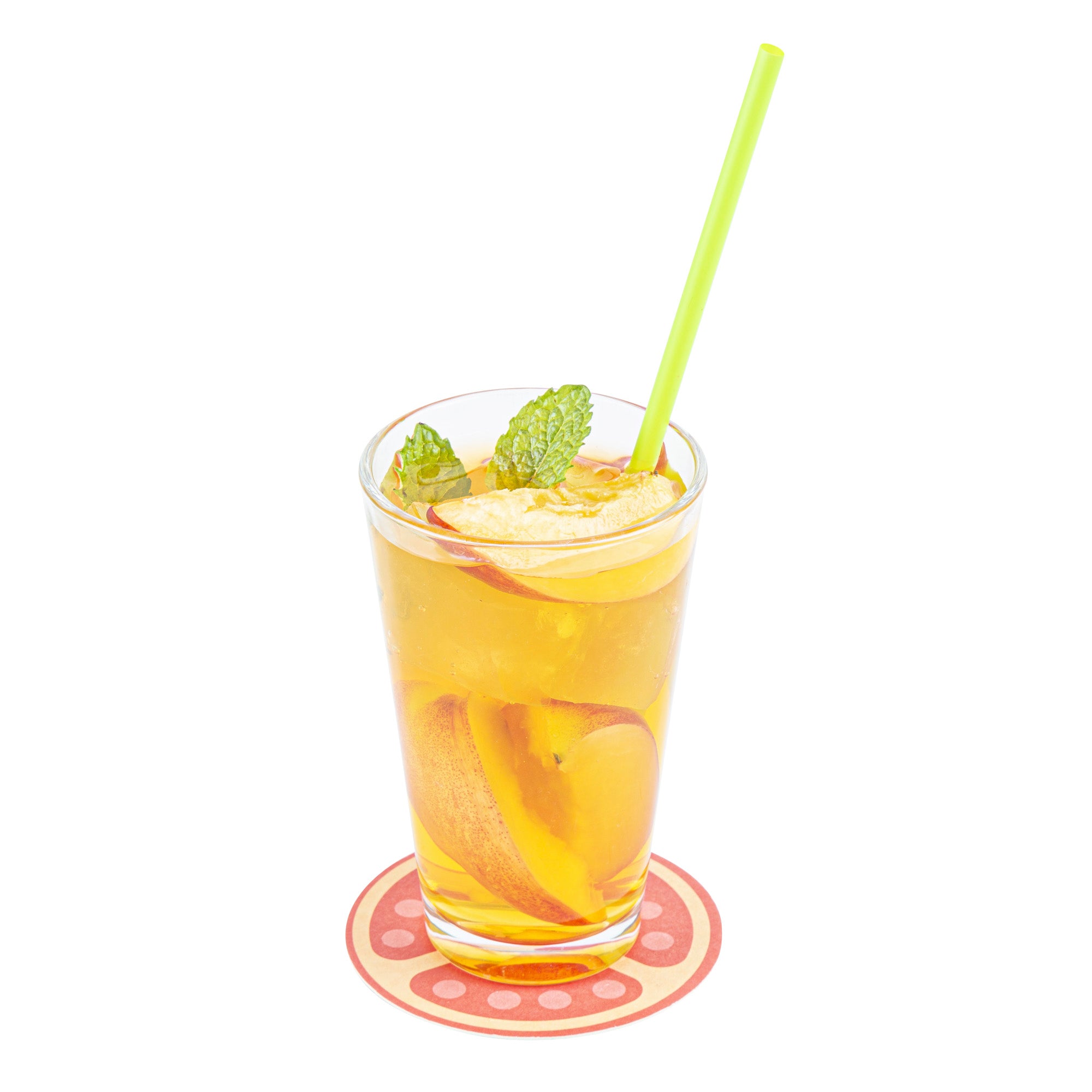 Bar Lux Round Fruit Paper Coaster - 6 Assorted Designs - 3 1/2" - 480 count box