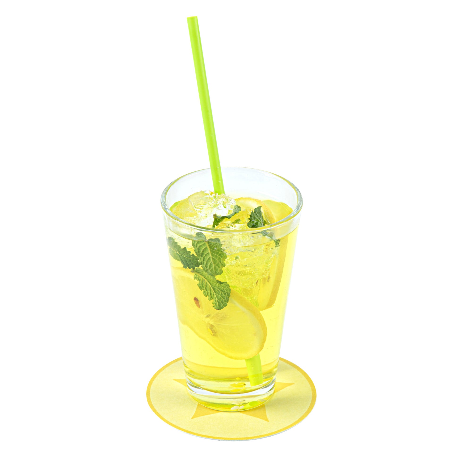 Bar Lux Round Fruit Paper Coaster - 6 Assorted Designs - 4" - 48 count box