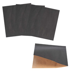 Bag Tek Black Paper Medium Double Open Bag - Greaseproof - 7