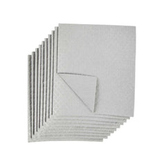 Clean Tek Professional Gray Reusable Swedish Dishcloth - Biodegradable - 6 3/4