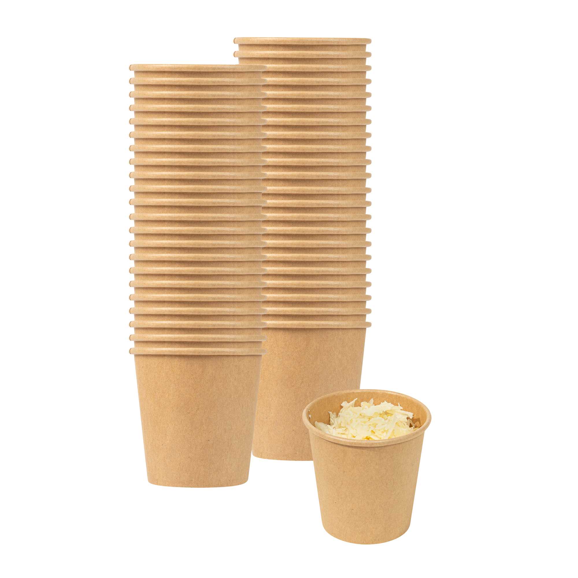 Bio Tek 3 oz Kraft Double Poly-Coated Paper Portion Cup - 2000 count box