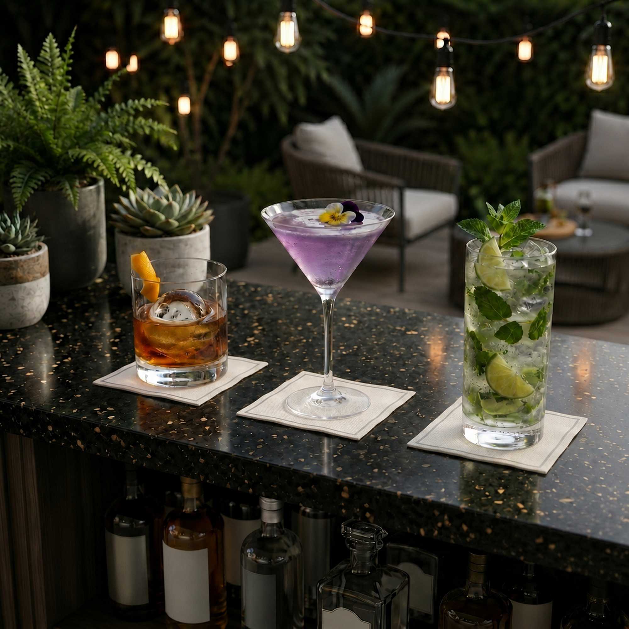 Bar Lux Square Gray Paper Coaster - Linen-Like, PE Lined Backing - 3 1/2" x 3 1/2" - 10000 count box