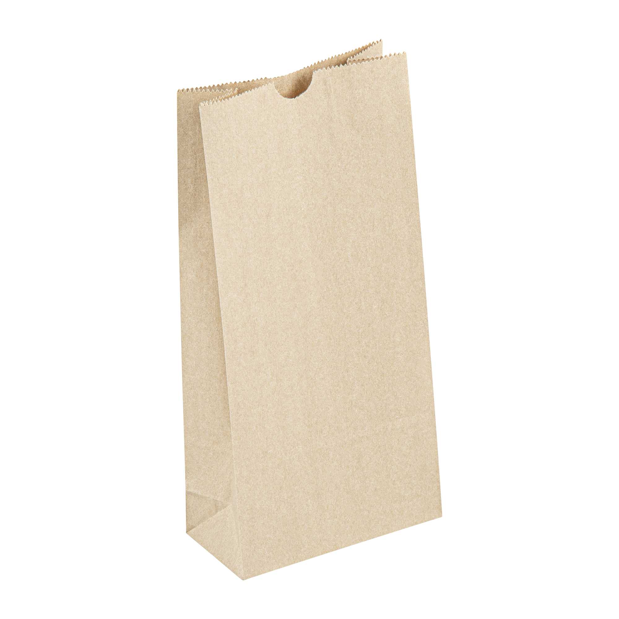 SustainaLite 5 lb Kraft Paper Bag - 5 1/4" x 2 1/2" x 11" - 1000 count box