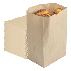 SustainaLite 20 lb Kraft Paper Bag - 8 1/4