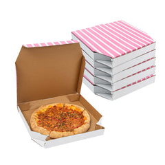 Pizzaly Pink Printed Corrugated Pizza Box - Slanted - 14