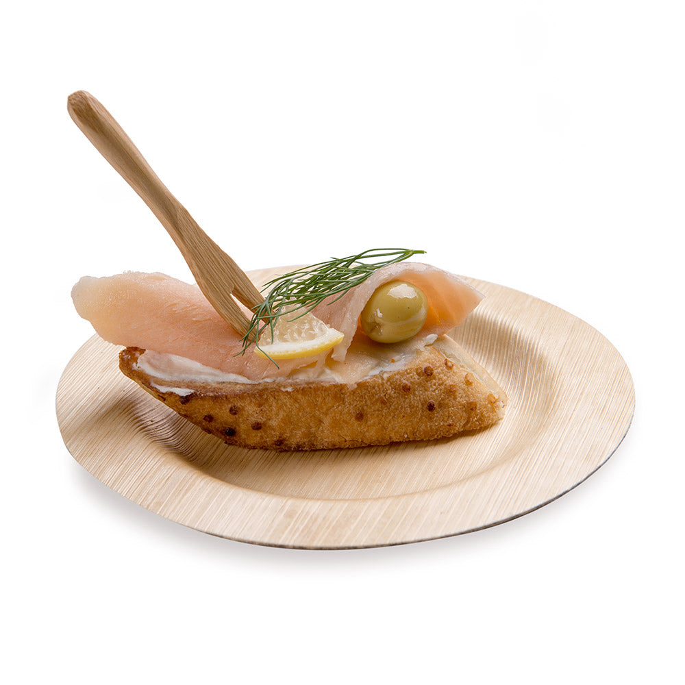 Bambuddha Natural Bamboo Mini Fork - 3 1/2" - 100 count box